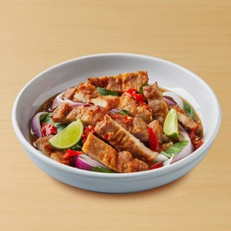 J4 ยำหมูสามชั้นทอดน้ำปลา