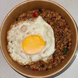 ข้าวกระเพรา ครัวข้าวบ้าน