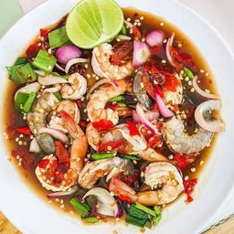 ยำกุ้งสุก