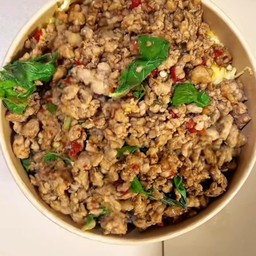 ข้าวกระเพราหมูสับ