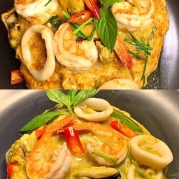 [เซตสุดฮิต] ไข่ข้นห่อหมกทะเล ล้นกล่อง + ไข่ข้นห่อหมกเขียวหวานทะเล ล้นกล่อง