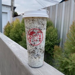 น้ำเต้าหู้งาดำชีส (เย็น)