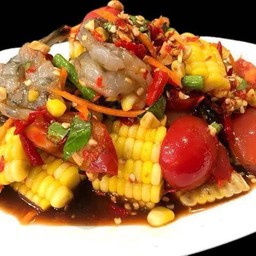 ตำข้าวโพดกุ้ง