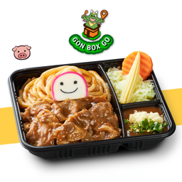 S7 GON BOX อูด้งหมูสไลซ์ซอส BBQ ต้นตำรับ