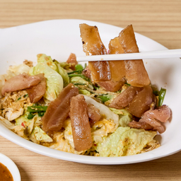 สุกี้แห้งหมึกกรอบ