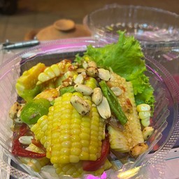 ตำข้าวโพดกุ้งสด