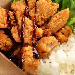 ข้าวไก่ทอดเกาหลีซอสxo