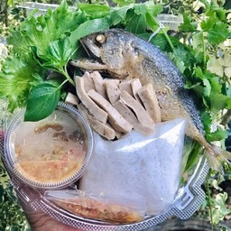 เมี่ยงปลาทู+หมูยอ