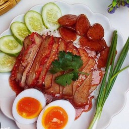 ข้าวหมูแดงพิเศษ+ไข่1ฟอง