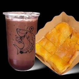 โกโก้ + ปังปิ้งเนยนม