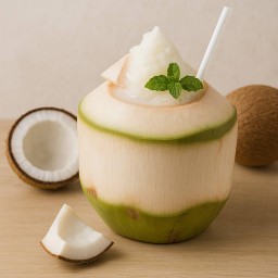 น้ำมะพร้าวปั่น แก้วขนาด 22 ออนซ์