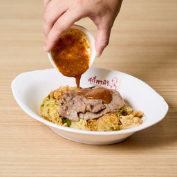 สุกี้แห้งเนื้อ