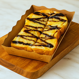 ปังแผ่นปิ้งเนยนมราดชอคโกเเลต