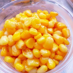 ข้าวโพดอบเนย+มะพร้าวอ่อน
