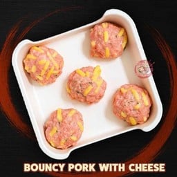 D - หมูเด้งชีส 5 ชิ้น
