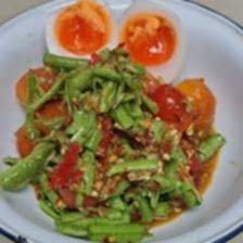 ตำถั่วไข่ต้ม