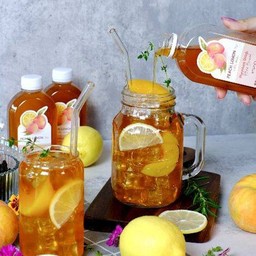 ชาพีชเลม่อน (ทานแบบขวด ไม่ต้องเติมน้ำแข็ง)