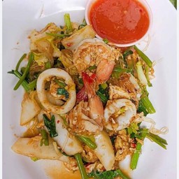 สุกี้แห้งทะเล