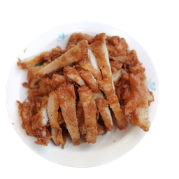 [อร่อยซ่ากับโค้ก] ข้าวหมูทอด(เนื้อล้วน) +  โค้ก ออริจินัล (ขวด)