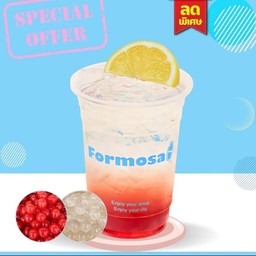 สตอเบอรี่เลม่อน แก้วใหญ่ (L) + โบโบ้ลิ้นจี่ + โบโบ้สตอเบอรี่