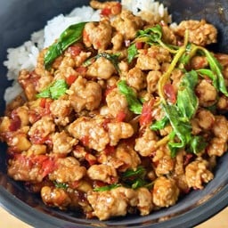 ข้าวกระเพราหมูสับ