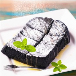 ปังปิ้งแผ่นชาโคโรยน้ำตาลไอซ์ซิ่ง