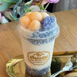 นมสดสาคูแคนตาลูป  (L)ขนาดแก้ว 16 ออนซ์