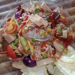 ตำแซ่บลาว ตำนัวเส้นขนมจีนหมูยอ ปลาร้าสดต่อย รสเข้มข้นจัดจ้านแซ่บนัว ปริมาณพิเศษ