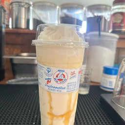 นมหมีคาราเมลปั่น