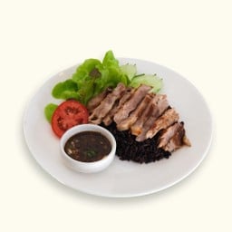 ข้าวไรซ์เบอร์รี่หมูย่าง