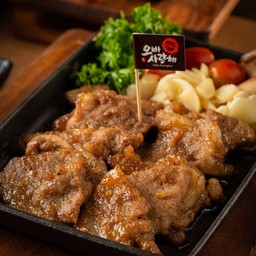 เซทหมูคัลบี้ หมักซอสผลไม้ เซทสำหรับ2ท่าน