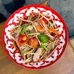 ตำปลาร้าหมูย่าง