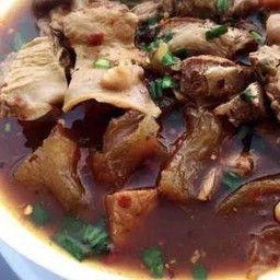 ต้มแซ่บหมูตุ๋น+ข้าวราดไข่เจียว