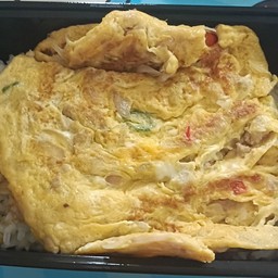 ข้าวราดไข่เจียวหมูสับ