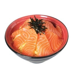 ข้าวหน้าปลาแซลมอน