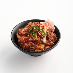 สไปซี่ข้าวหน้าหมูผัดขิง