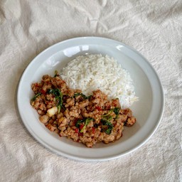 ข้าวกะเพราหมูสับ