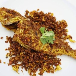 ปลาทรายแดงทอดขมิ้น