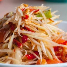 ตำปลาร้าไม่ใส่ปู