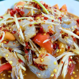 ลาบส้มตำน้ำตกโคตรแซ่บ -