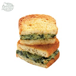 โทสต์ผักโขมอบชีส