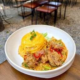 ข้าวไข่ข้นปูนิ่มผัดผงกะหรี่