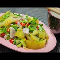 ยำผักกาดดอง