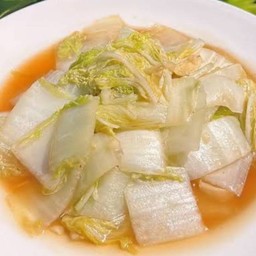 186.1 ผัดผักกาดขาวกุ้ง/หมึก
