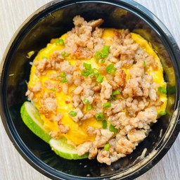 ข้าวไข่ข้นหมูสับ