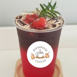 อเมริกาโน่ สตอเบอรี่โซดา