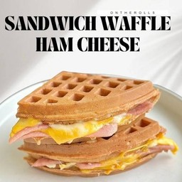 วาฟเฟิลแซนวิชแฮมชีส