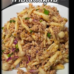 ลาบวุ้นเส้นเห็ด
