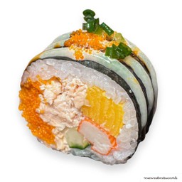 โรลสายรุ้งแซลมอนเบิร์น