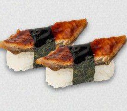 ซูชิปลาไหลญี่ปุ่นย่างซีอิ้ว